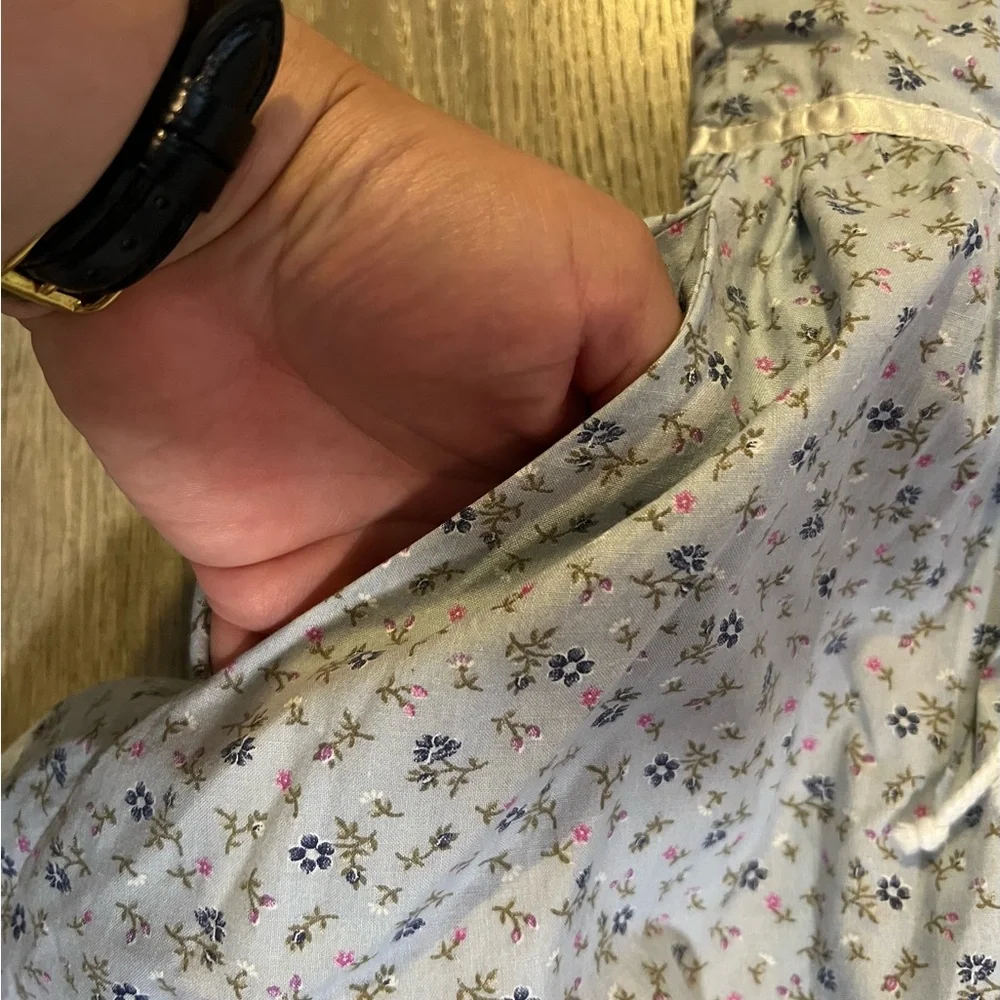 Gunne Sax Jessica McClintock Floral Lace Skirt Cottagecore Vintage Prairie midi - Picture 7 of 11